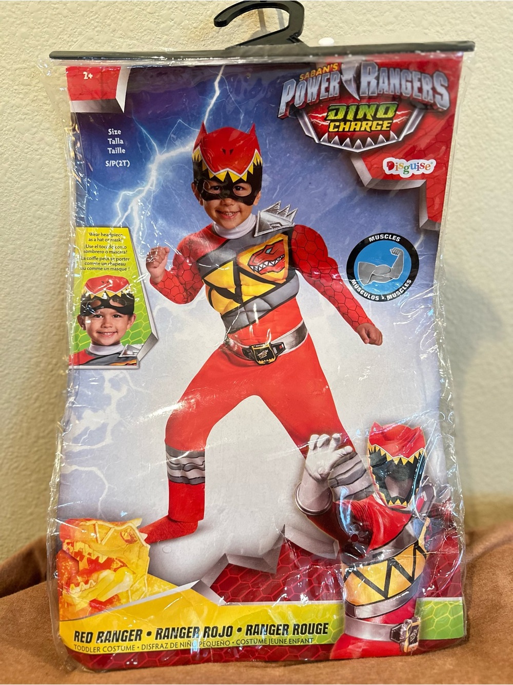 Disguise Power Rangers Dino Charge Red and Yellow Ranger Toddler Costume